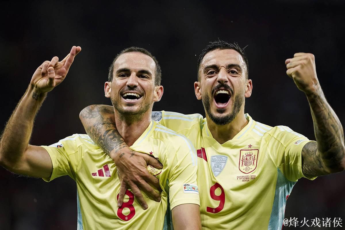 欧国联-何塞卢快速破门法比安梅开二度 10人西班牙4-1大胜瑞士 欧国联-何塞卢快速破门法比安梅开二度 10人西班牙4-1大胜瑞士