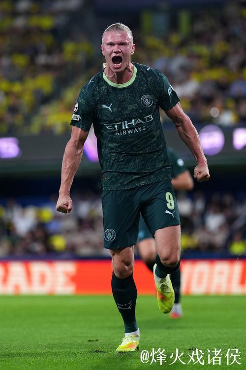 欧冠-哈兰德破门B席助攻 曼城2-0战胜比利亚雷亚尔