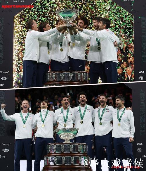 意大利队2-0力克西班牙 成就戴维斯杯三连冠伟业