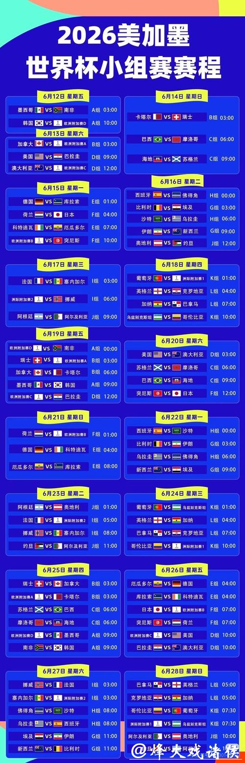 2026世界杯直播：在线视频平台收看详细